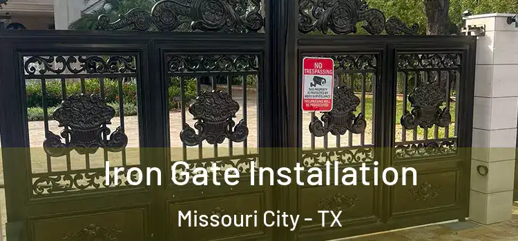 Iron Gate Installation Missouri City - TX